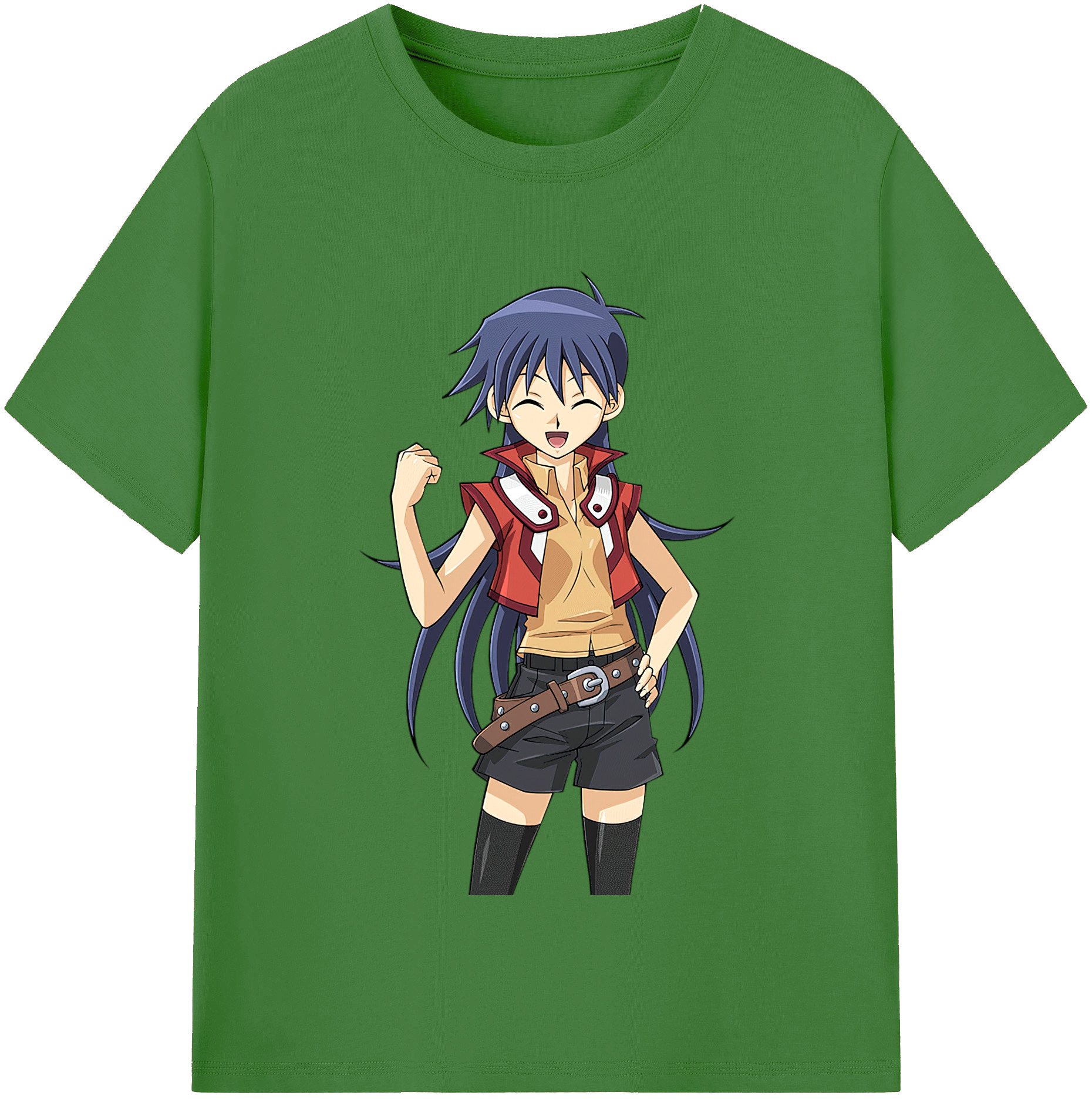 （画像用） 遊☆戯☆王 Yu-Gi-Oh! レディースカジュアルプリントTシャツ（綿100％）